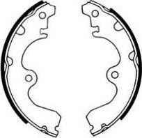 E.T.F. 09-0363 - Brake Shoe Set autospares.lv