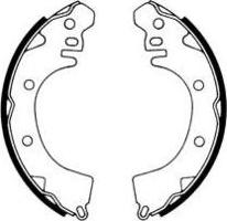 E.T.F. 09-0379 - Brake Shoe Set autospares.lv