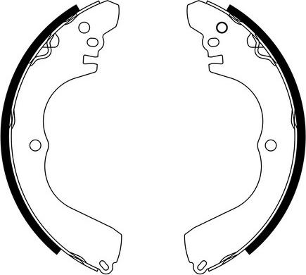 E.T.F. 09-0715 - Brake Shoe Set autospares.lv