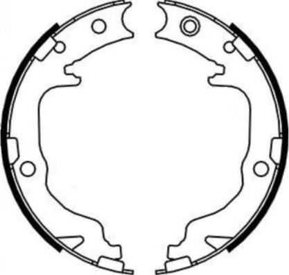 E.T.F. 09-0731 - Brake Shoe Set autospares.lv