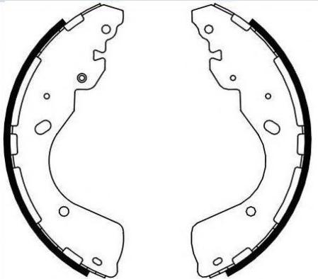 E.T.F. 09-0728 - Brake Shoe Set autospares.lv