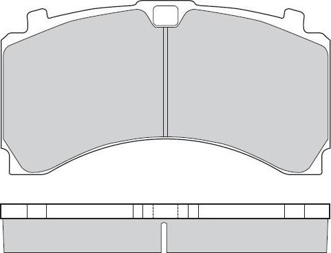 E.T.F. 12-5332 - Brake Pad Set, disc brake autospares.lv