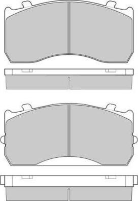 Frigair RP034 - Brake Pad Set, disc brake autospares.lv