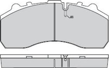 E.T.F. 12-5328 - Brake Pad Set, disc brake autospares.lv