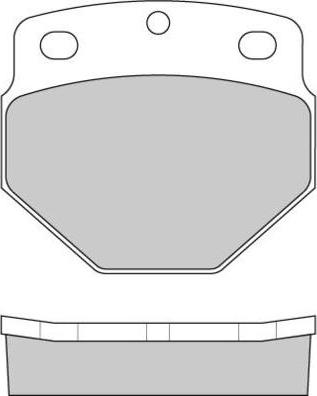 E.T.F. 12-5248 - Brake Pad Set, disc brake autospares.lv