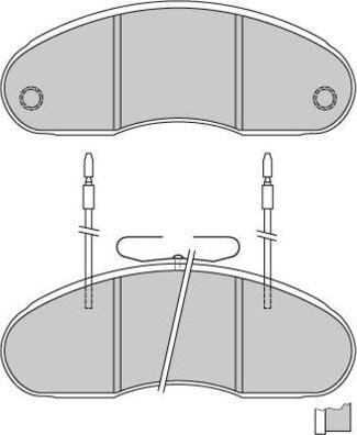 E.T.F. 12-5242 - Brake Pad Set, disc brake autospares.lv