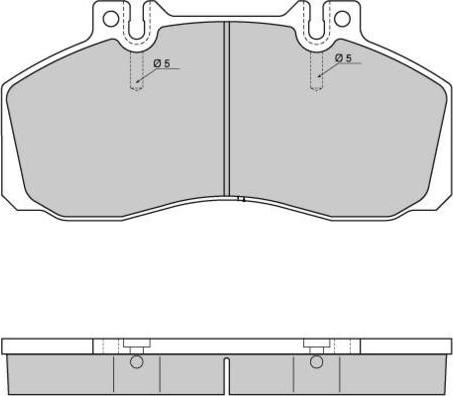 TRW GDB5021 - Brake Pad Set, disc brake autospares.lv