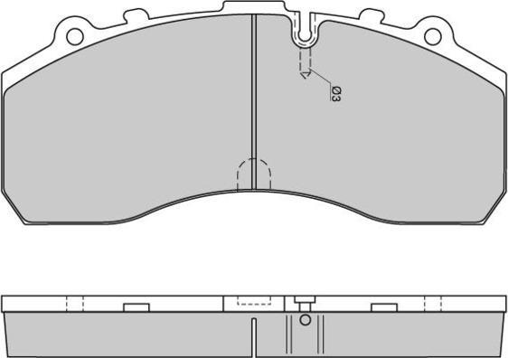 E.T.F. 12-5278 - Brake Pad Set, disc brake autospares.lv