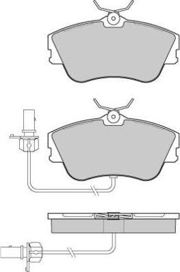 E.T.F. 12-0994 - Brake Pad Set, disc brake autospares.lv