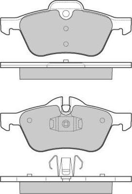 E.T.F. 12-0995 - Brake Pad Set, disc brake autospares.lv