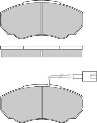 E.T.F. 12-0997 - Brake Pad Set, disc brake autospares.lv