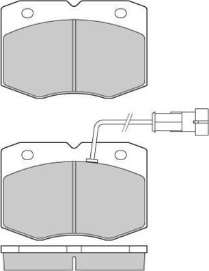 E.T.F. 12-0949 - Brake Pad Set, disc brake autospares.lv