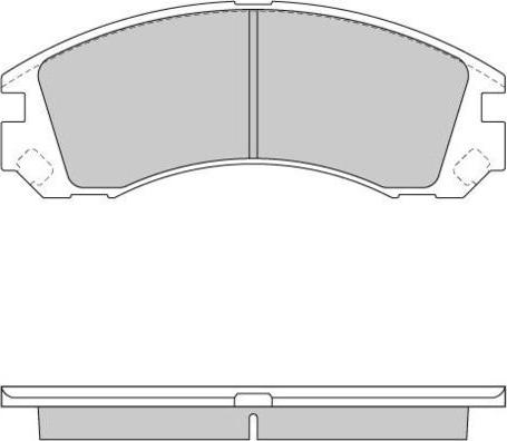 E.T.F. 12-0953 - Brake Pad Set, disc brake autospares.lv