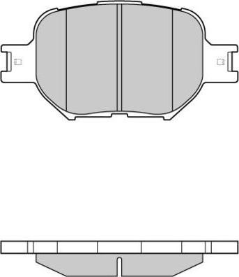 E.T.F. 12-0963 - Brake Pad Set, disc brake autospares.lv