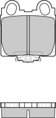 E.T.F. 12-0962 - Brake Pad Set, disc brake autospares.lv