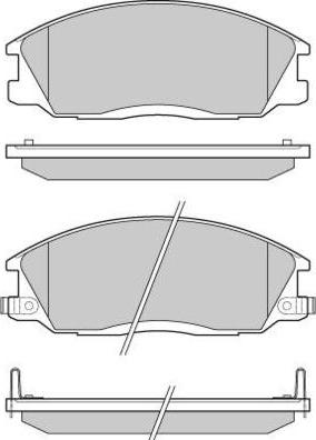 Triscan 362KBP-3019 - Brake Pad Set, disc brake autospares.lv