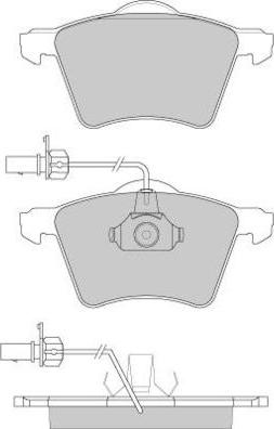 E.T.F. 12-0900 - Brake Pad Set, disc brake autospares.lv