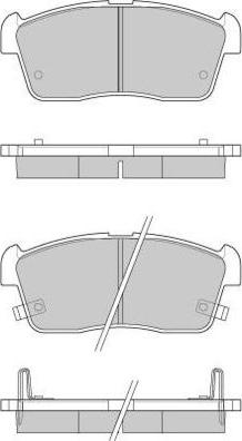 E.T.F. 12-0902 - Brake Pad Set, disc brake autospares.lv