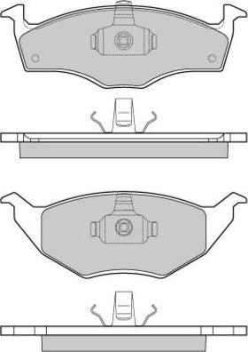 E.T.F. 12-0914 - Brake Pad Set, disc brake autospares.lv