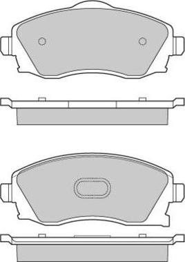 E.T.F. 12-0915 - Brake Pad Set, disc brake autospares.lv