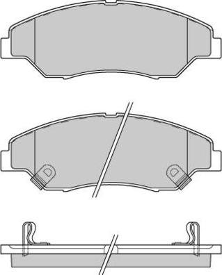 E.T.F. 12-0911 - Brake Pad Set, disc brake autospares.lv