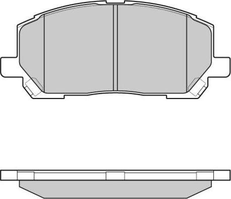 Pemebla JAPPA-273AF - Brake Pad Set, disc brake autospares.lv