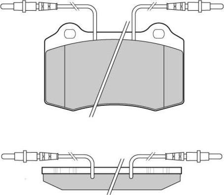 E.T.F. 12-0985 - Brake Pad Set, disc brake autospares.lv