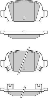 E.T.F. 12-0987 - Brake Pad Set, disc brake autospares.lv