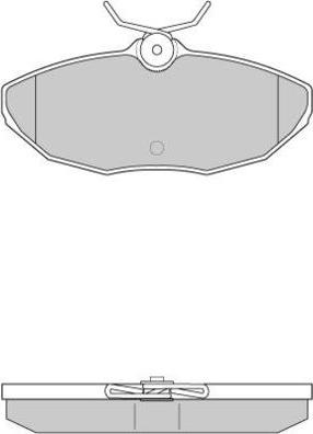 E.T.F. 12-0934 - Brake Pad Set, disc brake autospares.lv