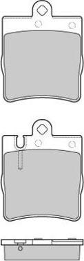 E.T.F. 12-0936 - Brake Pad Set, disc brake autospares.lv