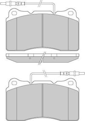 E.T.F. 12-0924 - Brake Pad Set, disc brake autospares.lv