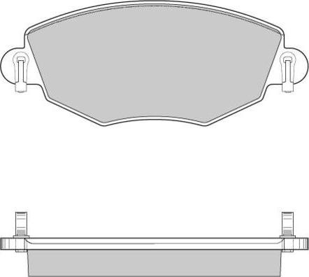 E.T.F. 12-0926 - Brake Pad Set, disc brake autospares.lv