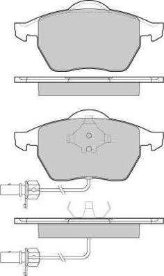 E.T.F. 12-0978 - Brake Pad Set, disc brake autospares.lv