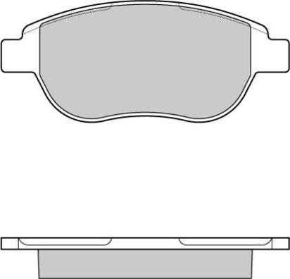 E.T.F. 12-0972 - Brake Pad Set, disc brake autospares.lv