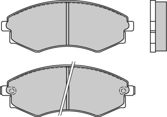 E.T.F. 12-0494 - Brake Pad Set, disc brake autospares.lv