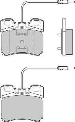 E.T.F. 12-0496 - Brake Pad Set, disc brake autospares.lv