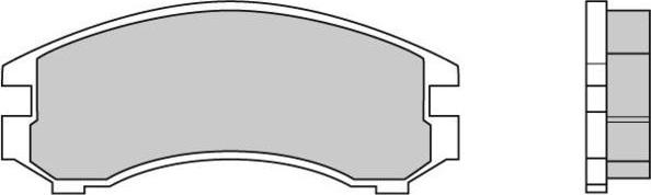 E.T.F. 12-0441 - Brake Pad Set, disc brake autospares.lv