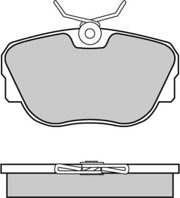 DON GDB406 - Brake Pad Set, disc brake autospares.lv