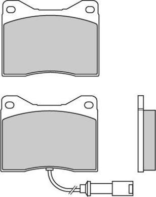 BENDIX 571434 - Brake Pad Set, disc brake autospares.lv