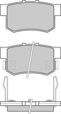 Remy RAP1443 - Brake Pad Set, disc brake autospares.lv