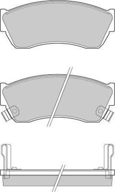 E.T.F. 12-0420 - Brake Pad Set, disc brake autospares.lv