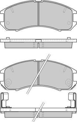 Motaquip VBP716 - Brake Pad Set, disc brake autospares.lv