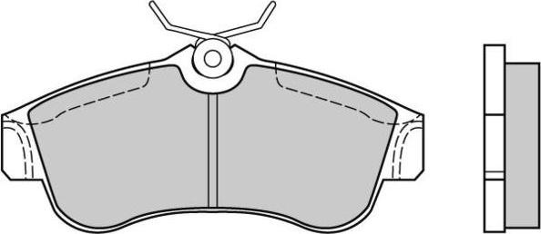 E.T.F. 12-0470 - Brake Pad Set, disc brake autospares.lv