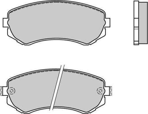 E.T.F. 12-0473 - Brake Pad Set, disc brake autospares.lv