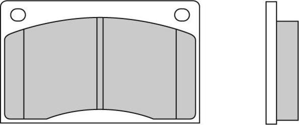 E.T.F. 12-0477 - Brake Pad Set, disc brake autospares.lv