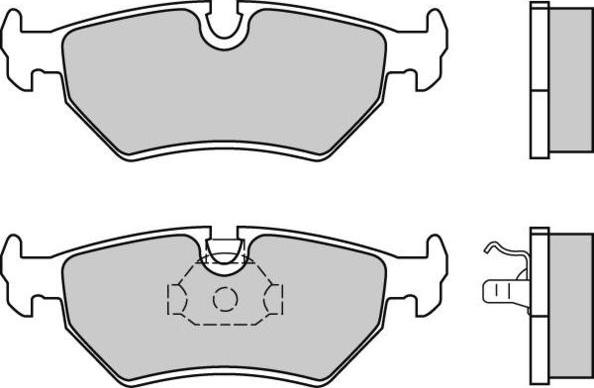 BOSCH 424 027B - Brake Pad Set, disc brake autospares.lv