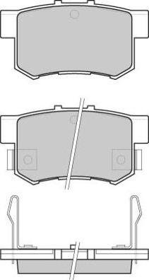 E.T.F. 12-0544 - Brake Pad Set, disc brake autospares.lv
