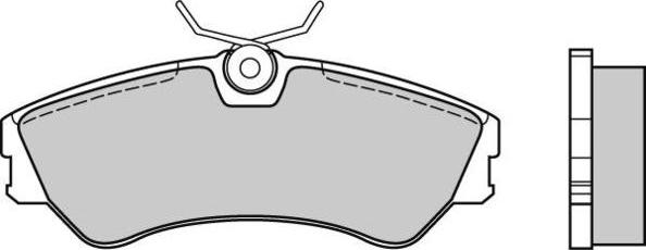 E.T.F. 12-0541 - Brake Pad Set, disc brake autospares.lv