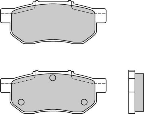 E.T.F. 12-0548 - Brake Pad Set, disc brake autospares.lv