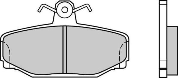 E.T.F. 12-0542 - Brake Pad Set, disc brake autospares.lv